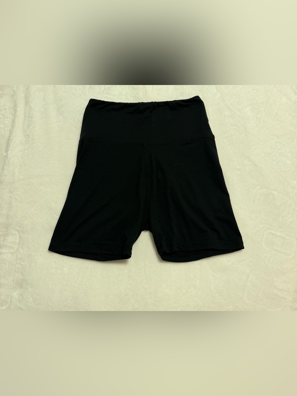Amazon Women's Black High-Rise Bike Shorts